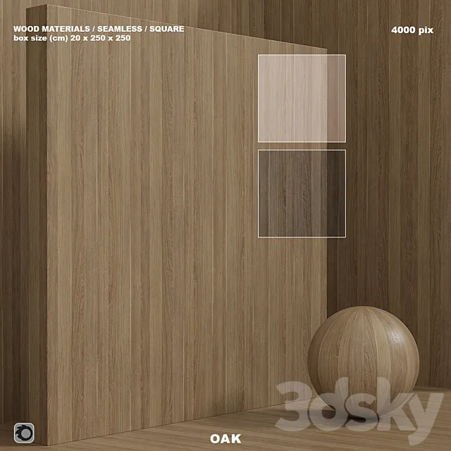 Wood _ oak material (seamless) – set 87 3DS Max Model