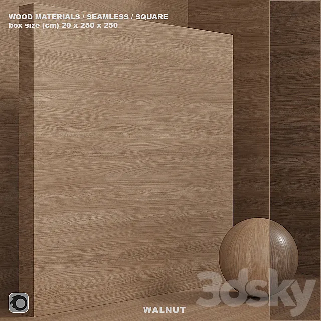 Wood _ walnut material (seamless) – set 76 3ds Max