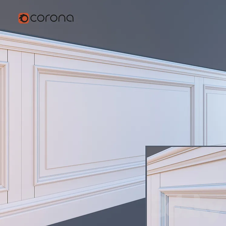 wood-based panel 3DS Max
