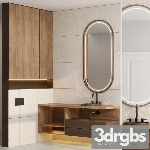 Wood bathroom furniture by fauset omnires y set 18