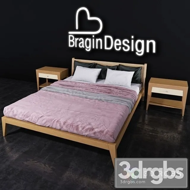 Wood Bed Bragin Design 3dsmax Download