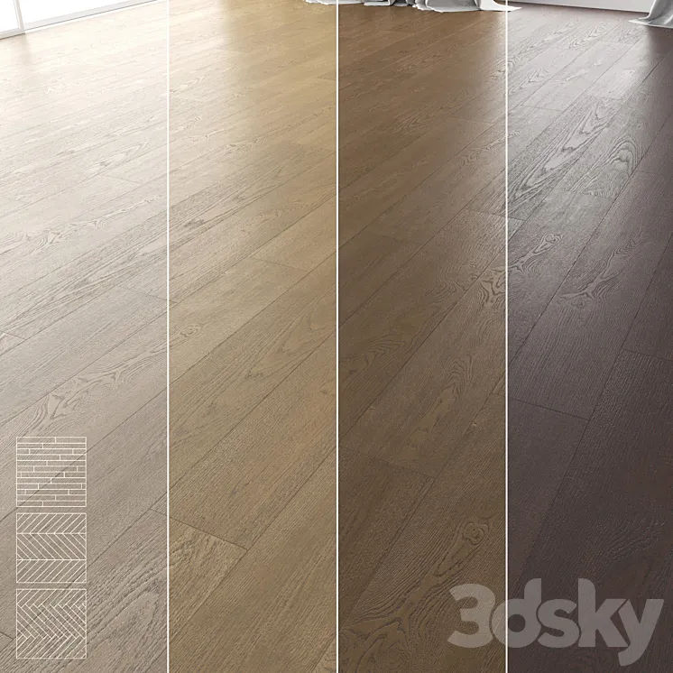 Wood Floor Set 17 3DS Max