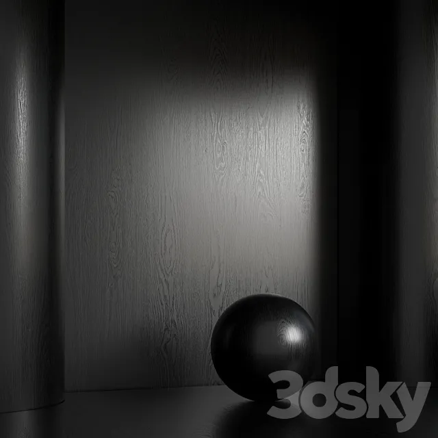 Wood material seamless 47 black 3ds Max