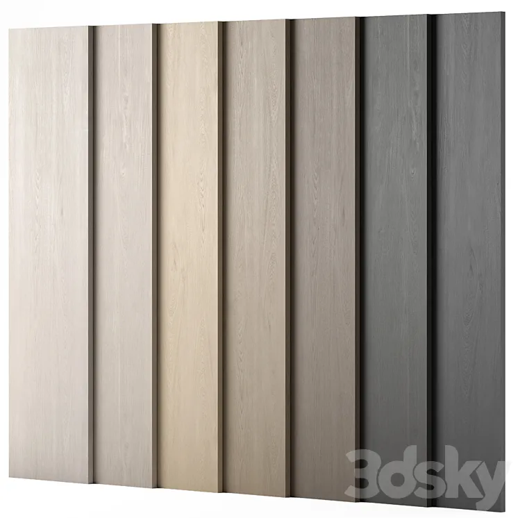 Wood materials Oak – 7 colors – set 07 3DS Max Model