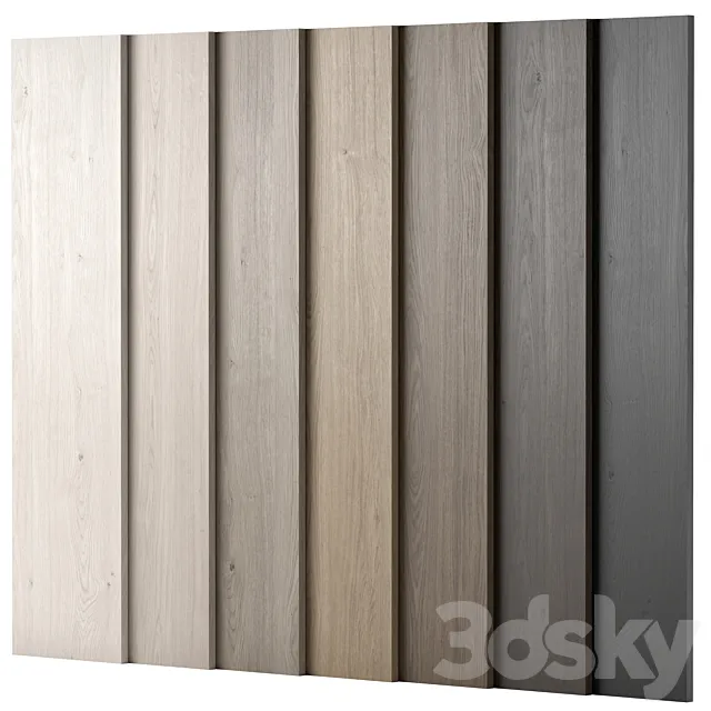 Wood materials Oak – 7 colors – set 13 3dsMax Model