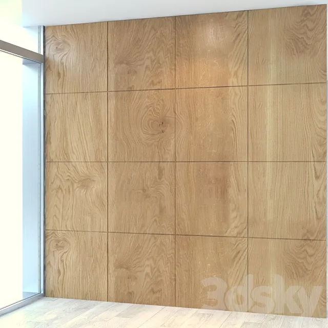 Wood panel 02 3DSMax File