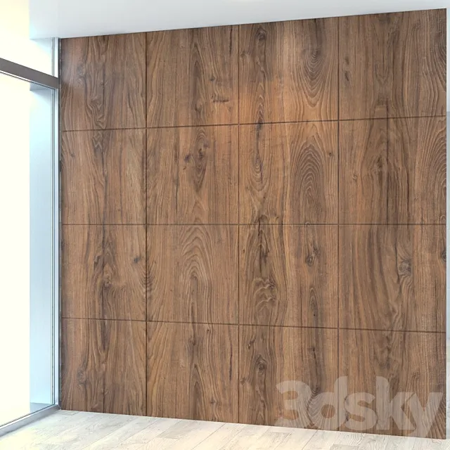 Wood panel 15 3ds Max