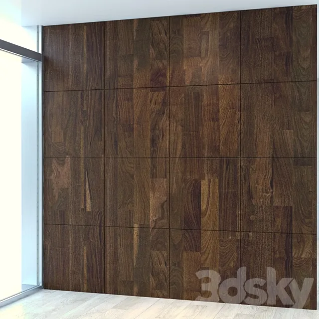 Wood panel 29 3ds Max