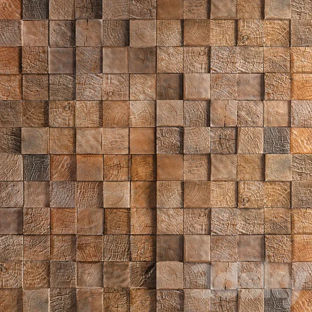 Wood panel 3ds Max