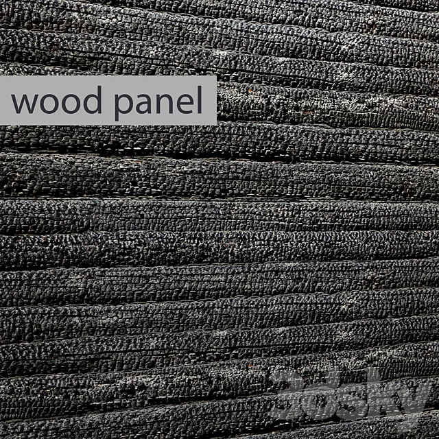 Wood panel 3DS Max Model