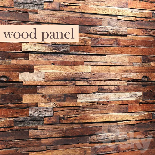 Wood Panel 3DSMax File