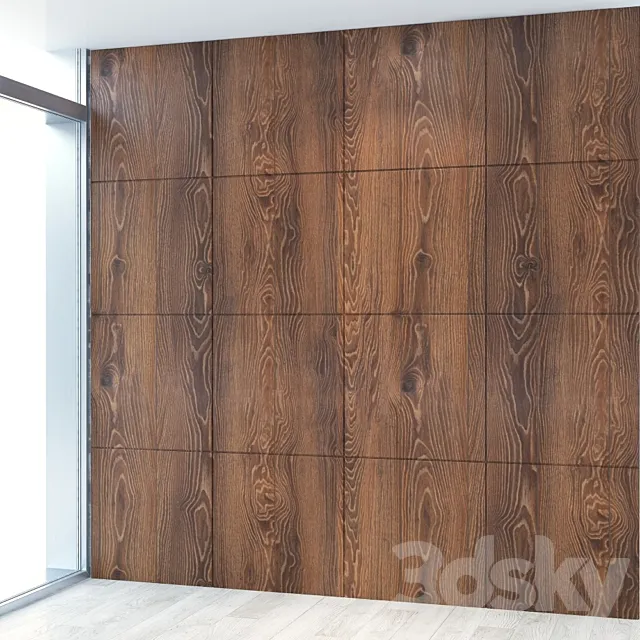 Wood panel 52 3ds Max