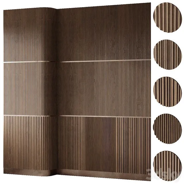 Wood panels 2 3dsMax Model