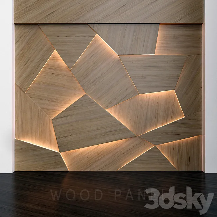 Wood panels 3DS Max