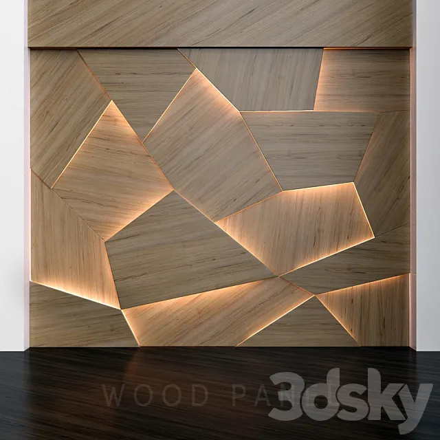 Wood panels 3DSMax File