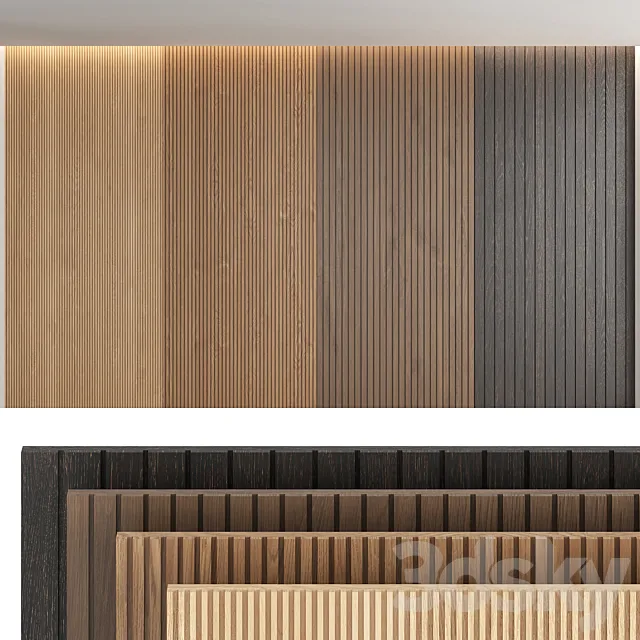 Wood panels_set4 3DSMax File