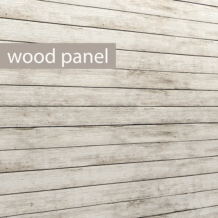 Wood panelWood panel wall decor plank panels wood decor boards wooden wall panel slats bleached 3DS Max