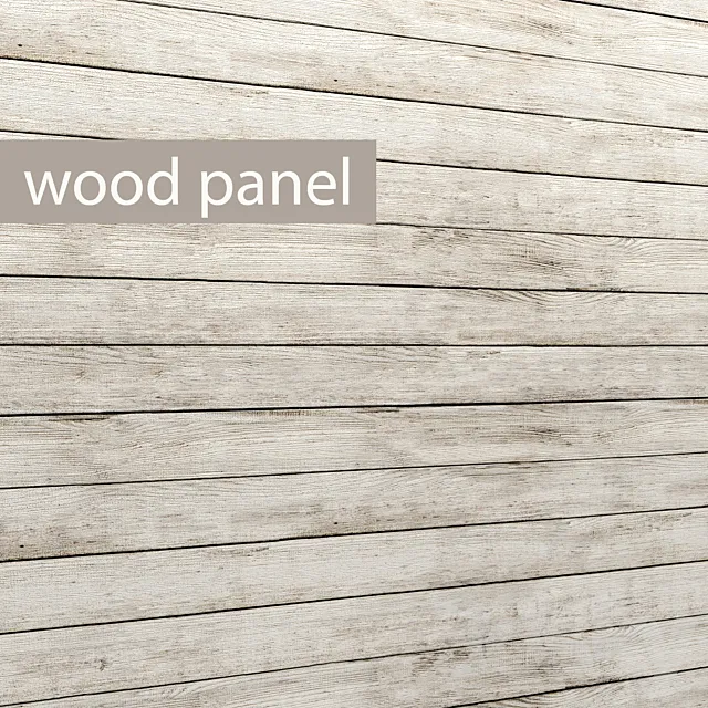Wood panelWood panel. wall decor. plank panels. wood decor. boards. wooden wall. panel. slats. bleached 3DSMax File