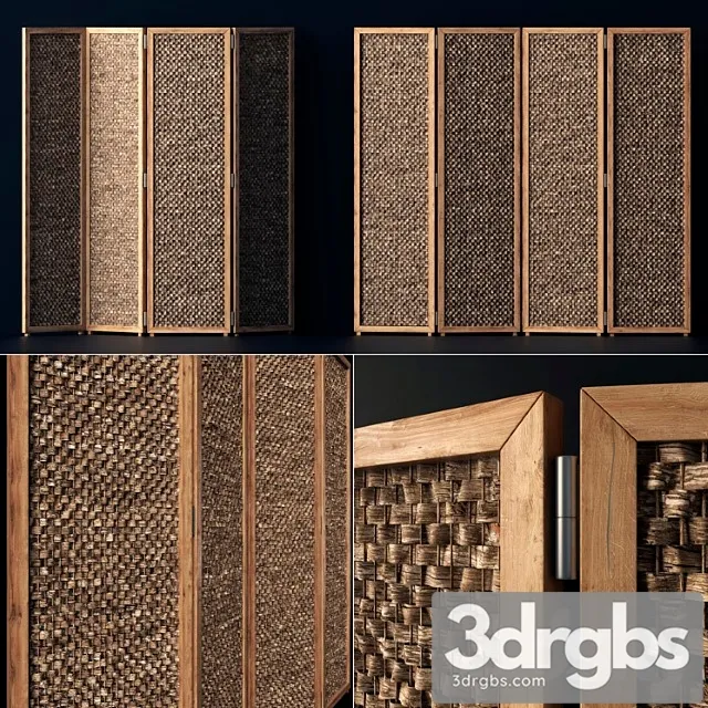 Wood Screen Decor N1 Dereviannaia Shirma 3dsmax Download