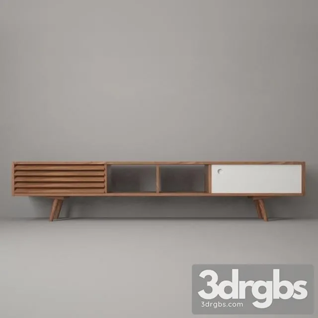 Wood Sideboard 1 3dsmax Download