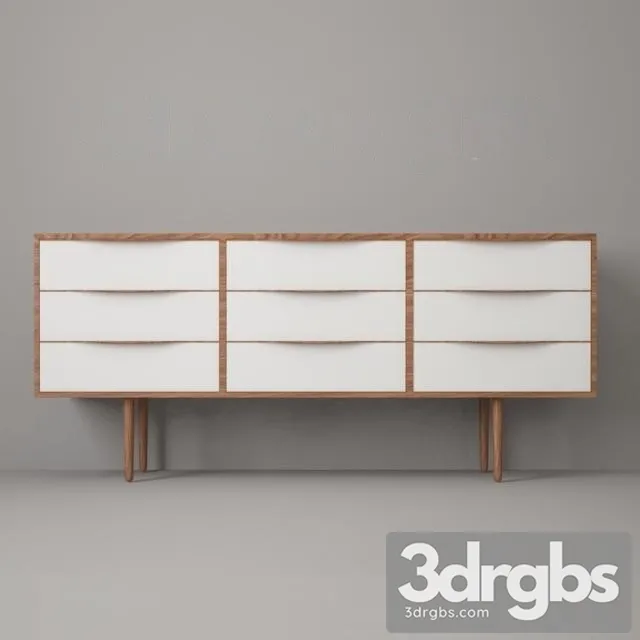 Wood Sideboard 3 3dsmax Download