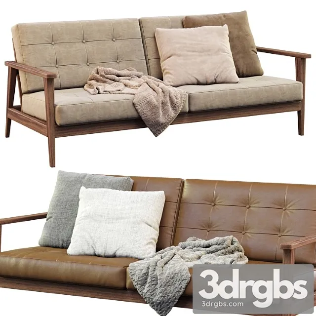 Wood Sofa 5 3dsmax Download