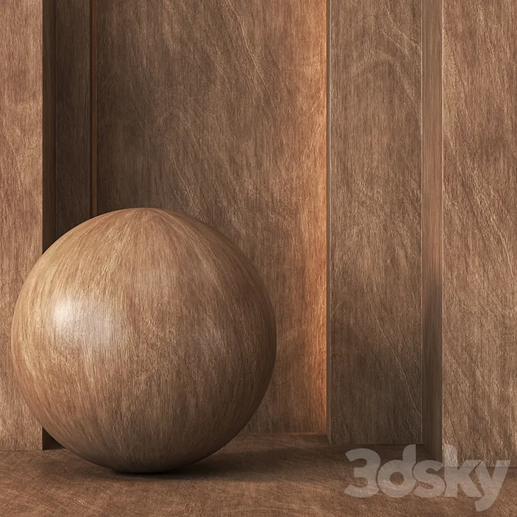 Wood Texture 4K – Seamless – 2 Colors 3DS Max Model