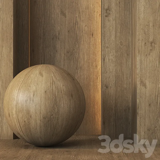 Wood Texture 4K – Seamless – 3 Colors 3ds Max