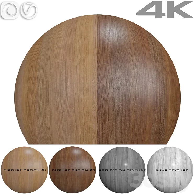 Wood texture – Cherry 3DS Max
