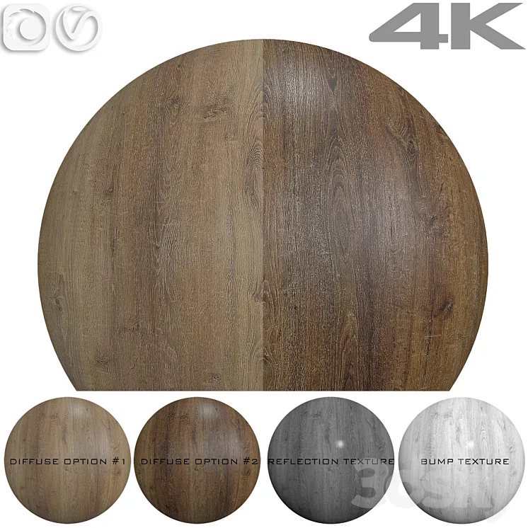 Wood texture – Oak №16 3DS Max Model