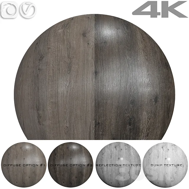 Wood texture – Oak №3 3DS Max Model