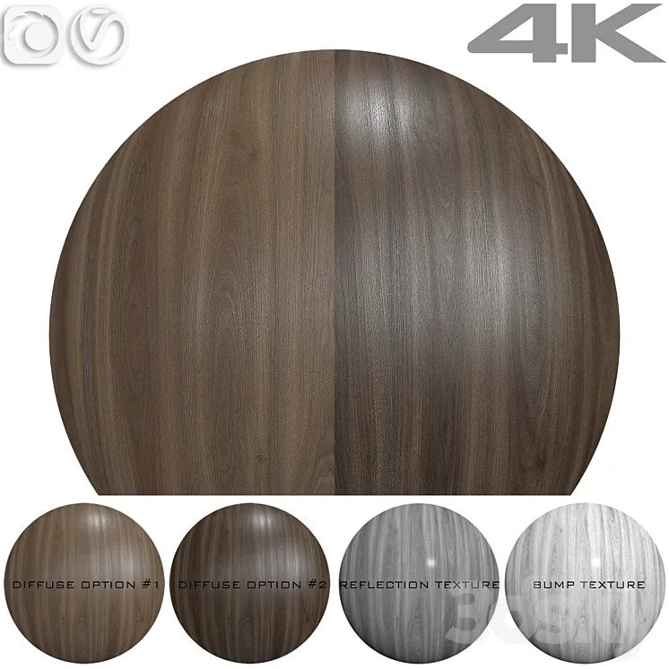 Wood texture – Walnut №7 3DS Max Model