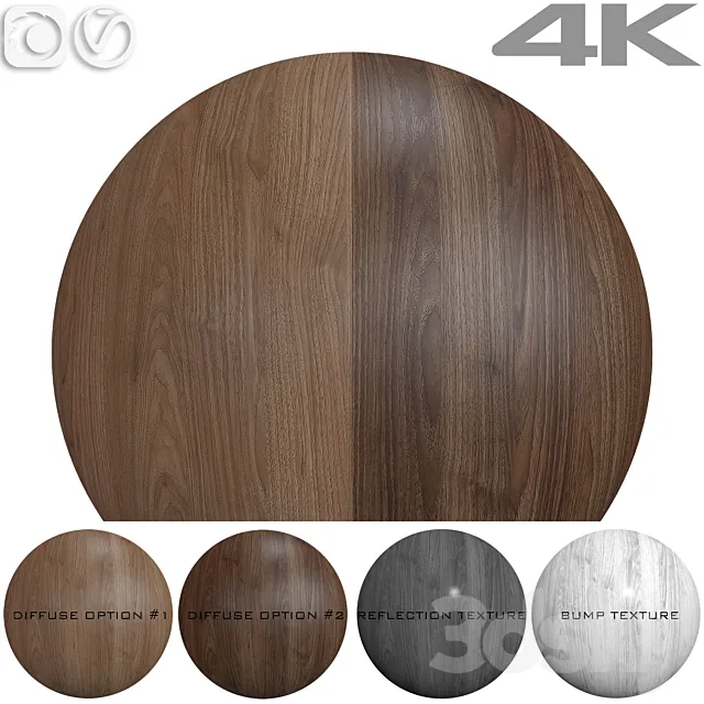 Wood texture – Walnut №1 3ds Max