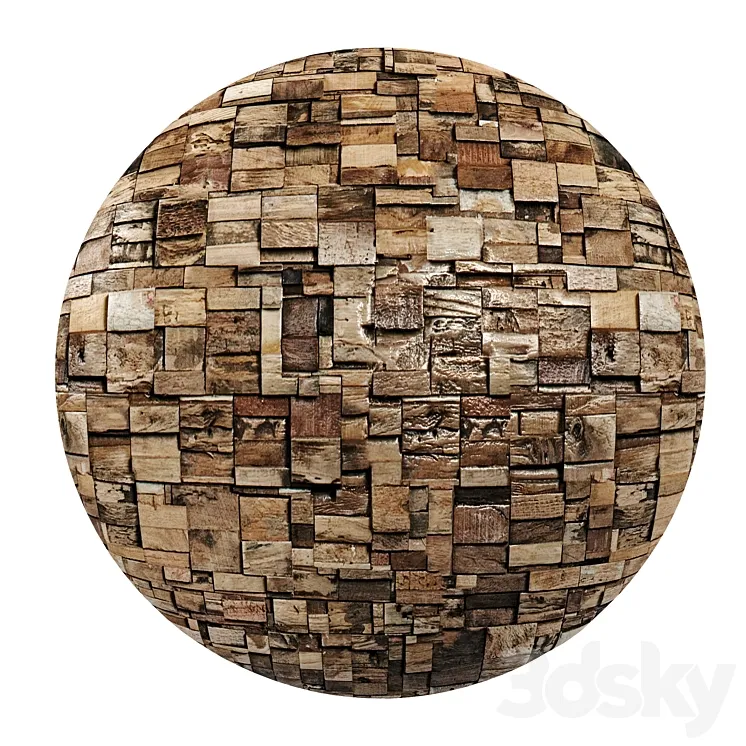 Wood Wall – Days 3DS Max