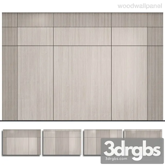 Wood wall panel 2 3dsmax Download