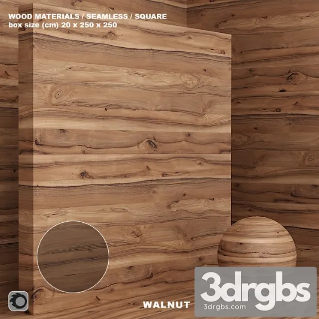 Wood walnut material (seamless) – set 72 3dsmax Download
