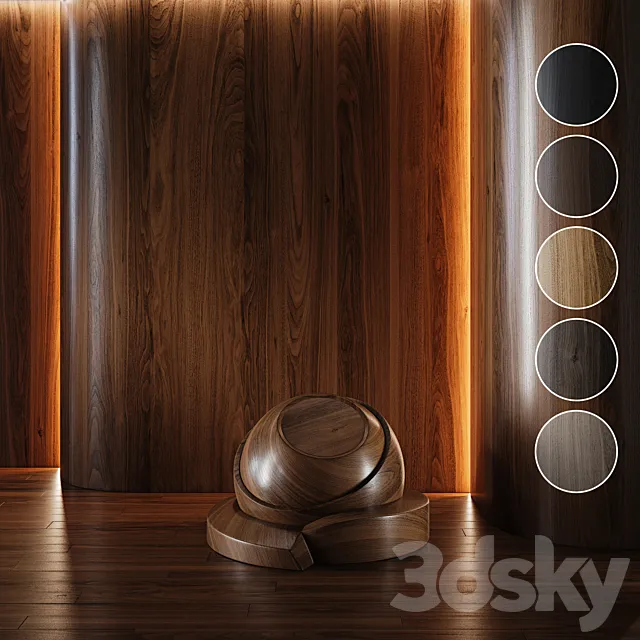 Wood Walnut set (seamless) | laminate | Parquet | 22 3ds Max