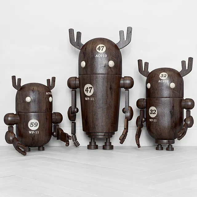 Woodbots 3DS Max Model