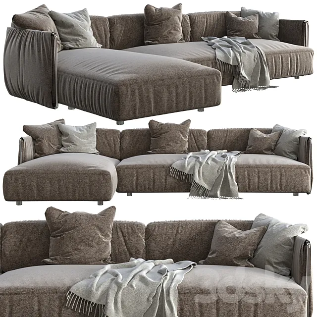 Wooddi Katy Corner Sofa 3ds Max