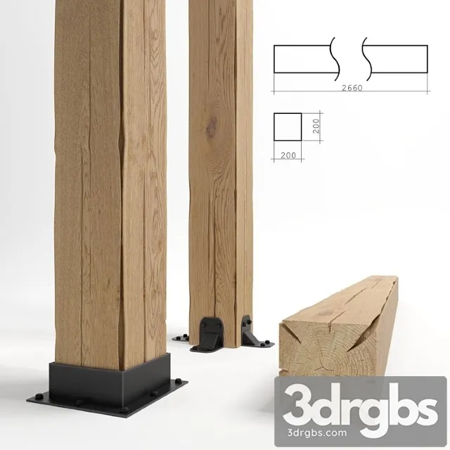 Wooden beams 3dsmax Download