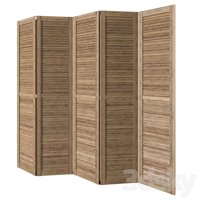 Wooden blinds 3ds Max