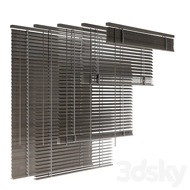 Wooden blinds 3ds Max