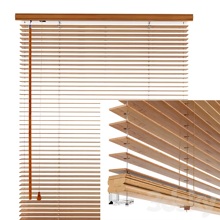 Wooden Blinds 3DS Max