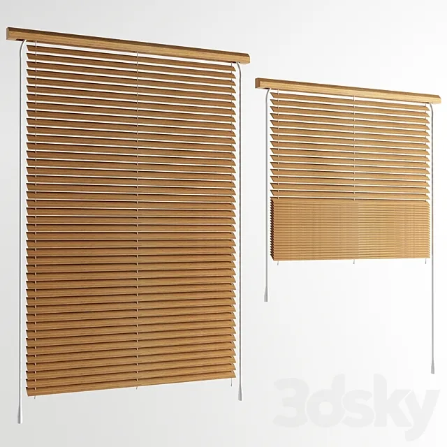 Wooden blinds 3DSMax File