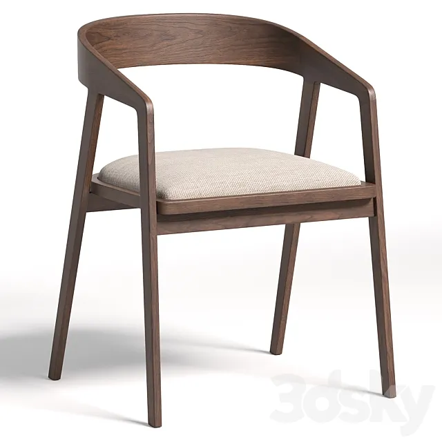 Wooden chair 3DS Max Model