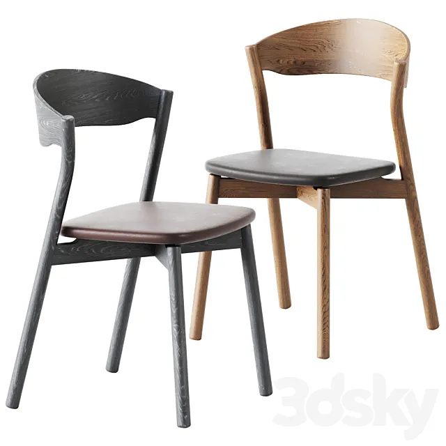 Wooden Chair Tube by Miniforms 3ds Max