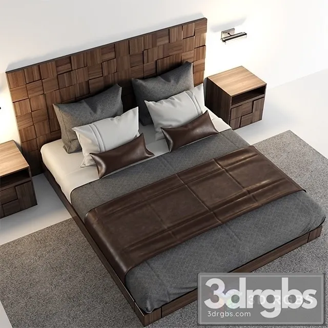 Wooden Clothes Bed 3dsmax Download