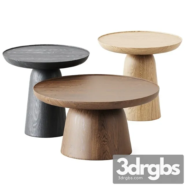 Wooden coffee tables hrib by javorina