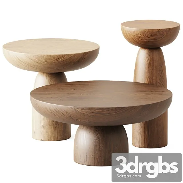 Wooden Coffee Tables Olo by Mogg 3dsmax Download
