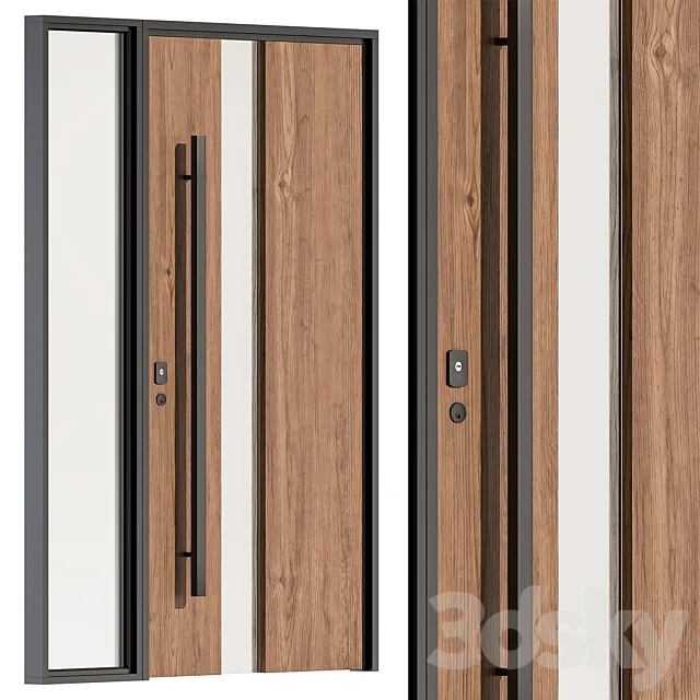 Wooden Front Door – Set 61 3dsMax Model